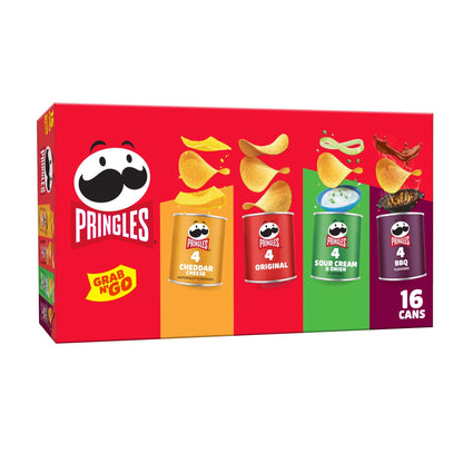 Pringles Snack Chip And Crisp, 1.4 Ounce (Pack of 16)
