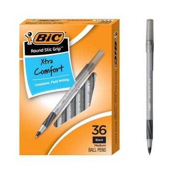 BIC Writing Instrument GSMG361-BLK, 36 Count