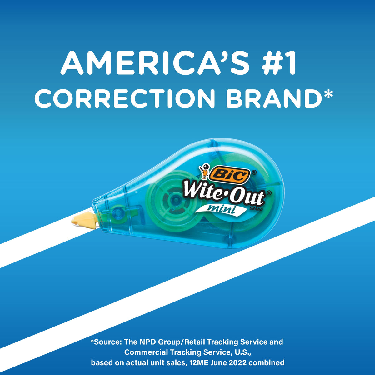 BIC Correction Material WOTMP61-WHI, 6 Count – view 4