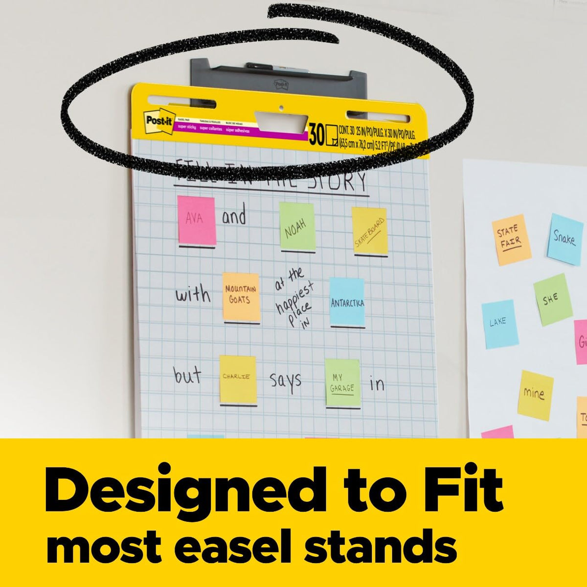 Post-it Blank Book 560 VAD 4PK, 25" x 30" – view 2