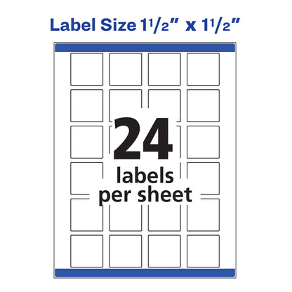 Avery Label 22805, 1.5 x 1.5 – view 8