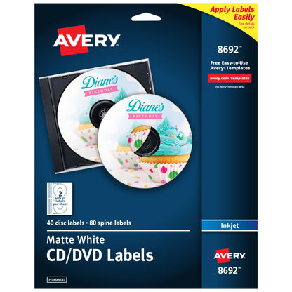 Avery Label 8692, 4.5/8 in