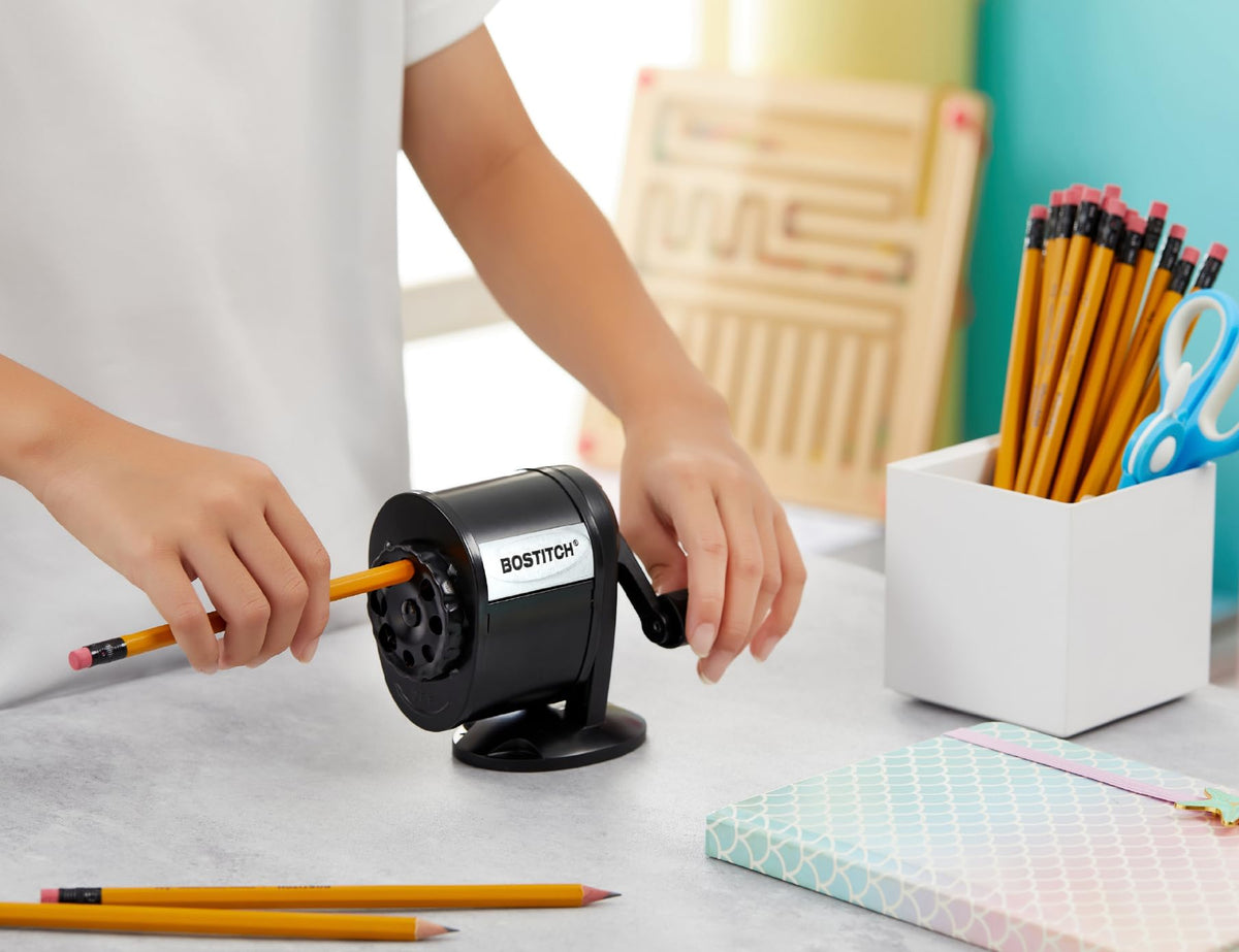 Bostitch Pencil Sharpener MPS1-BLK, 2.68"D x 5.5"W x 4.33"H – view 6