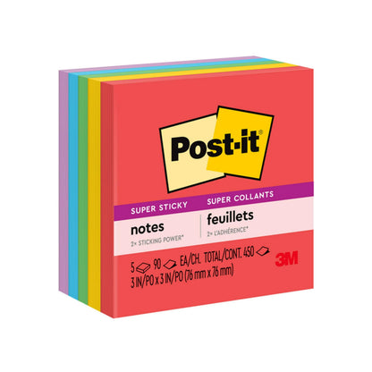 Post-it Self Stick Note 654-5SSAN, 2" x 3", 5 Count – view 11