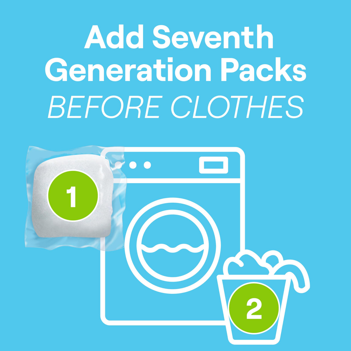 Seventh Generation Laundry Detergent 732913229772, 45 Count – view 11