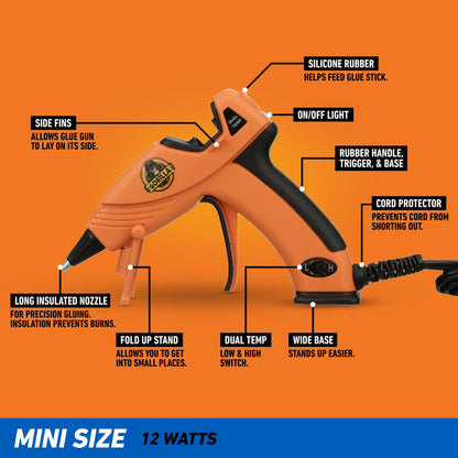 GORILLA Hot Glue Gun 8401508, Mini Gun – view 3