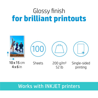 HP Print Copy Paper CR759A, 4 in x 6 in, 100 Count – view 4