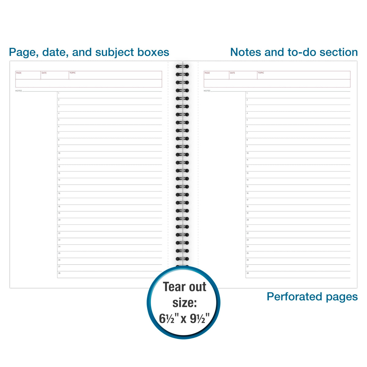 Cambridge Blank Book 06122, 9-1/2" x 7-1/4" – view 3