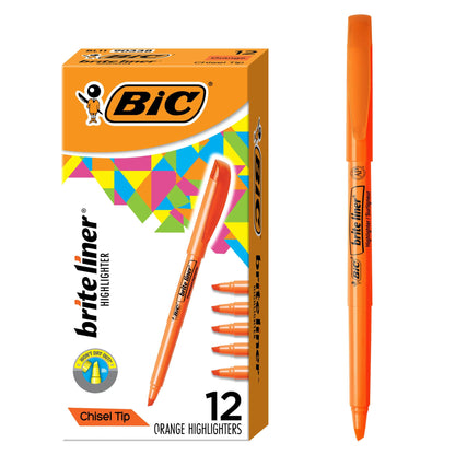 BIC Marking Pen BL11 ORG, 12 Count