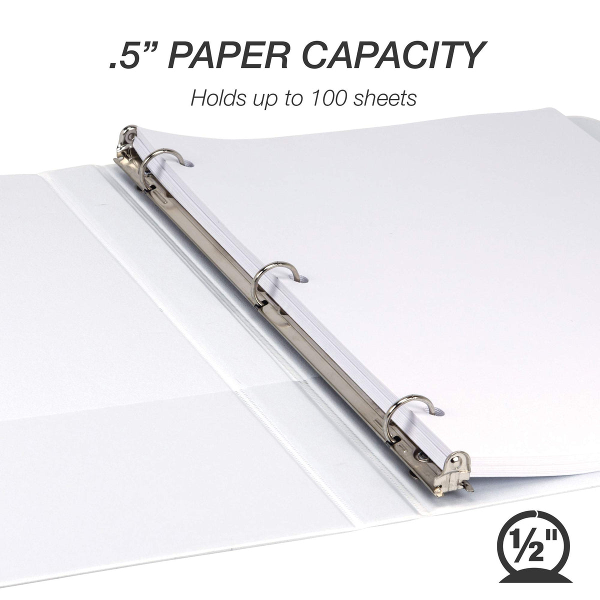 Samsill Storage Binder S88417, 0.5-Inch, 8 Count – view 4