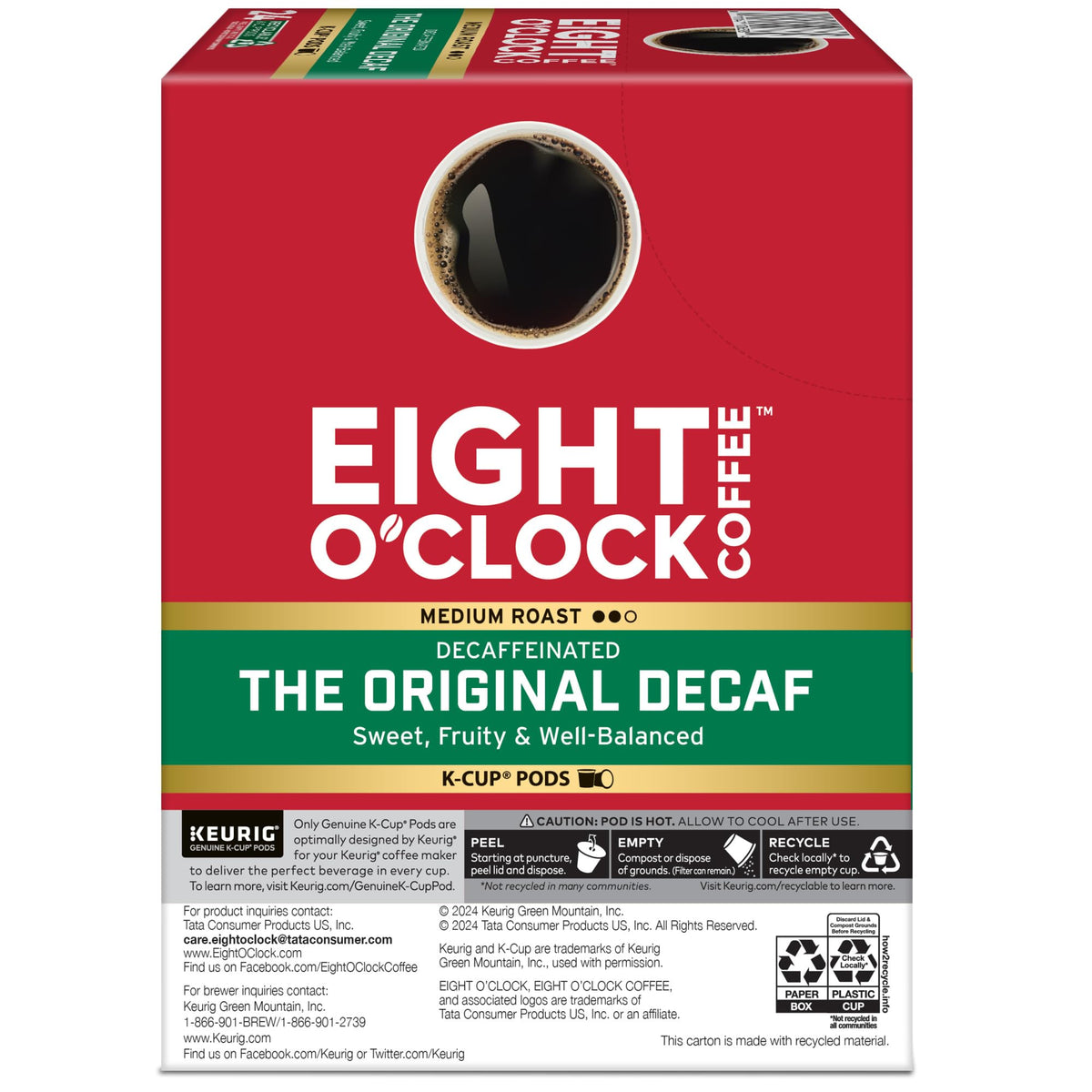 Eight O'Clock Coffee 10099555065425, 24 Count (Pack of 4), 96 Count – view 13