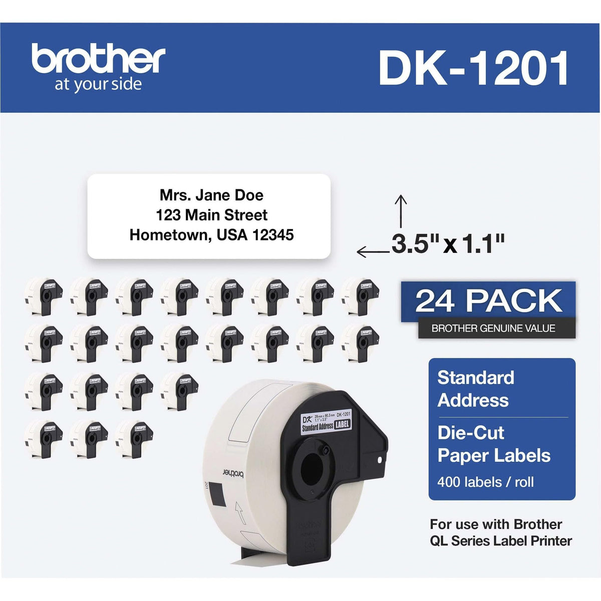 Brother Label DK120124PK, 24 Rolls – view 4