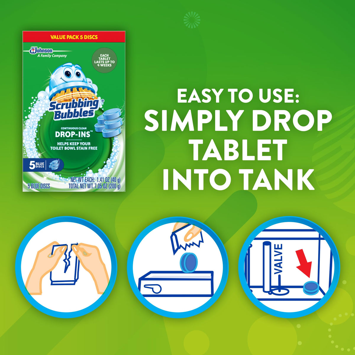 Scrubbing Bubbles Cleaning Agent 025700711961, 5 Count – view 5