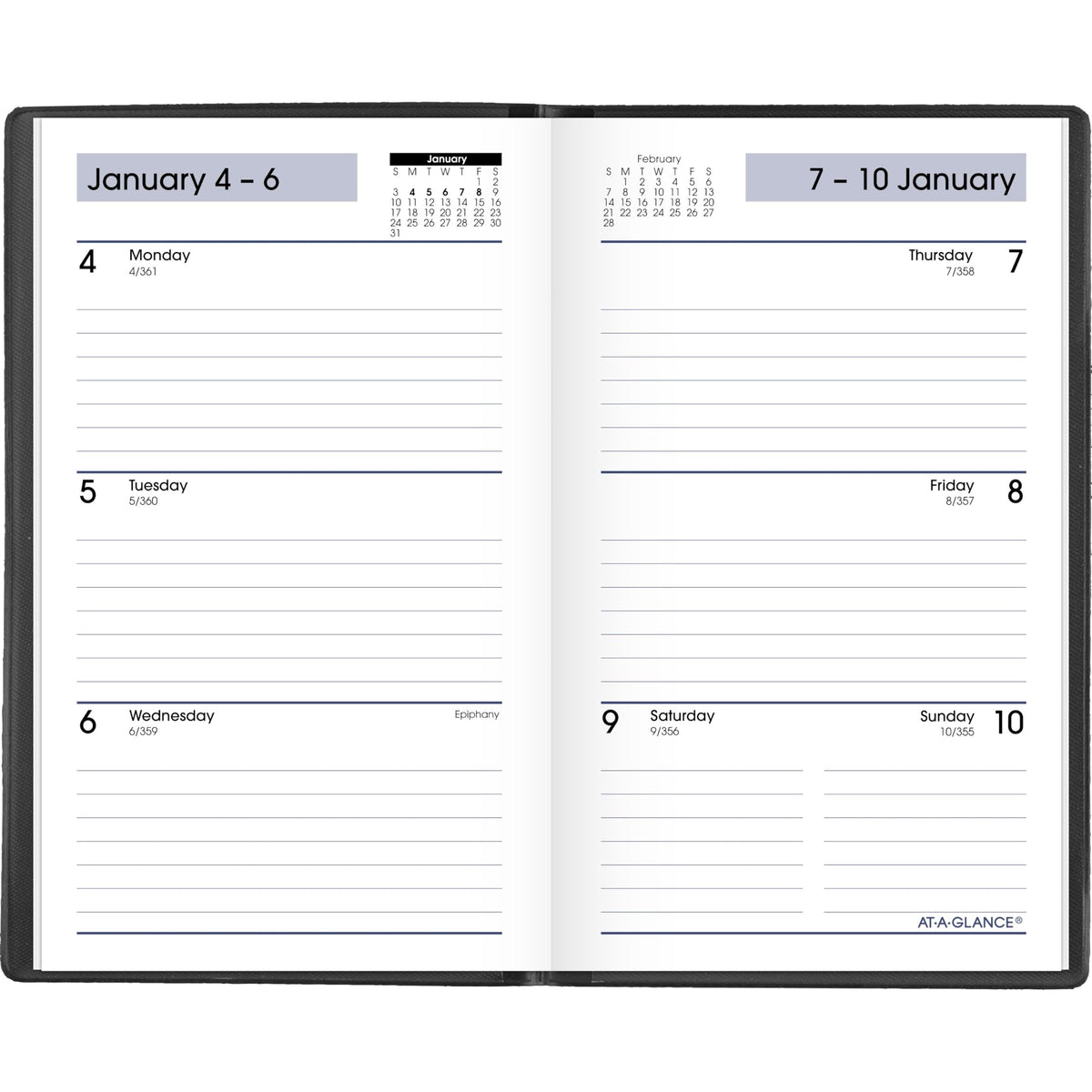 AT-A-GLANCE Planner SK4800, 3.5" x 6" – view 8