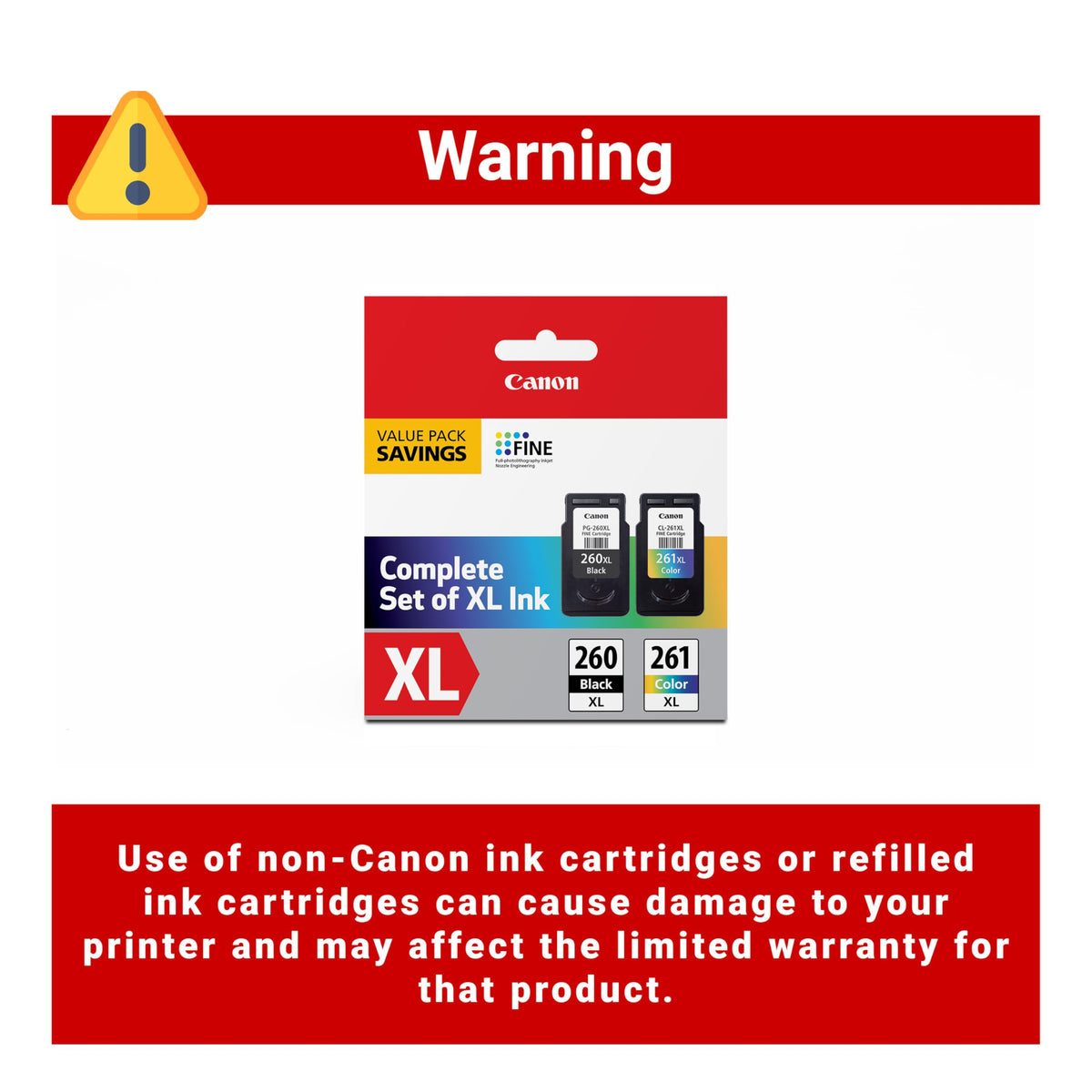 Canon Inkjet Printer Ink 3706C005, Once Size, 2 Count – view 3