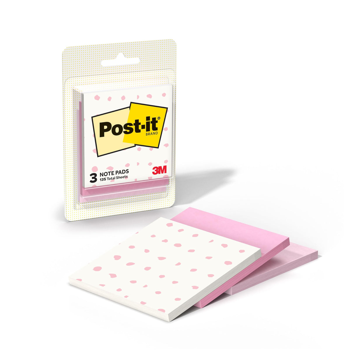 Post-it Self Stick Note 3321-PP-BB, 2.9" x 3"