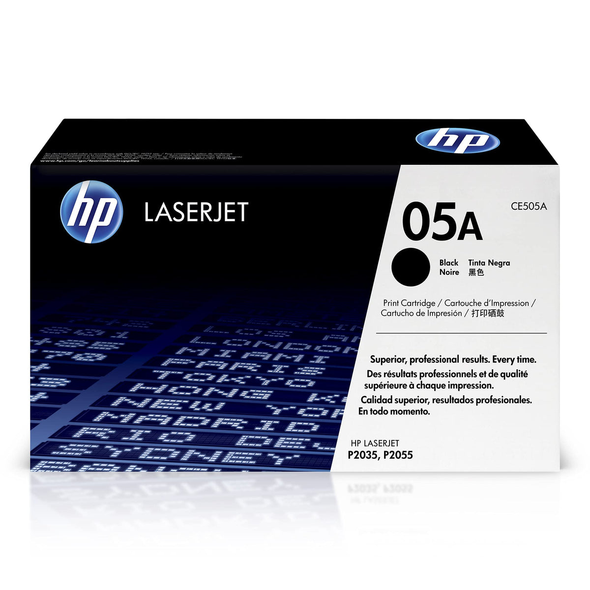 HP Laser Printer Toner CE505A, 1 Pack Toner