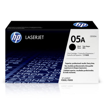 HP Laser Printer Toner CE505A, 1 Pack Toner