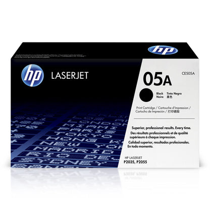 HP Laser Printer Toner CE505A, 1 Pack Toner