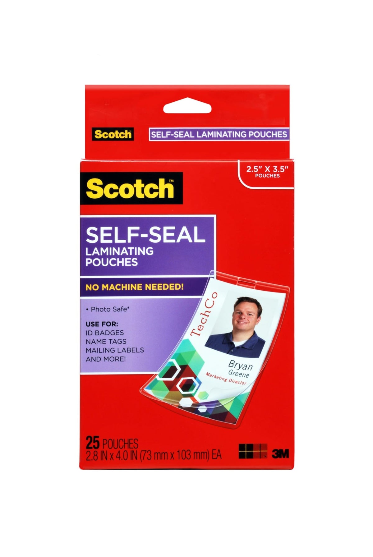 Scotch Office Products LS852G, 25 Pouches