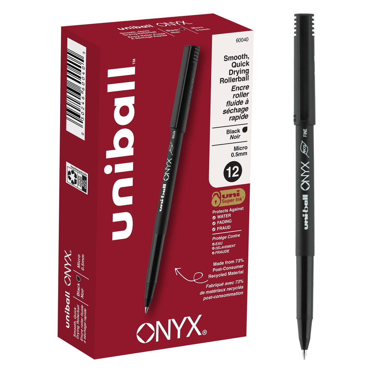 Uni-Ball Writing Instrument 60040, 12 Count