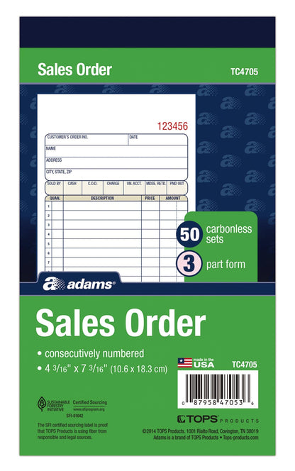 Adams Office Products TC4705, 50 Count