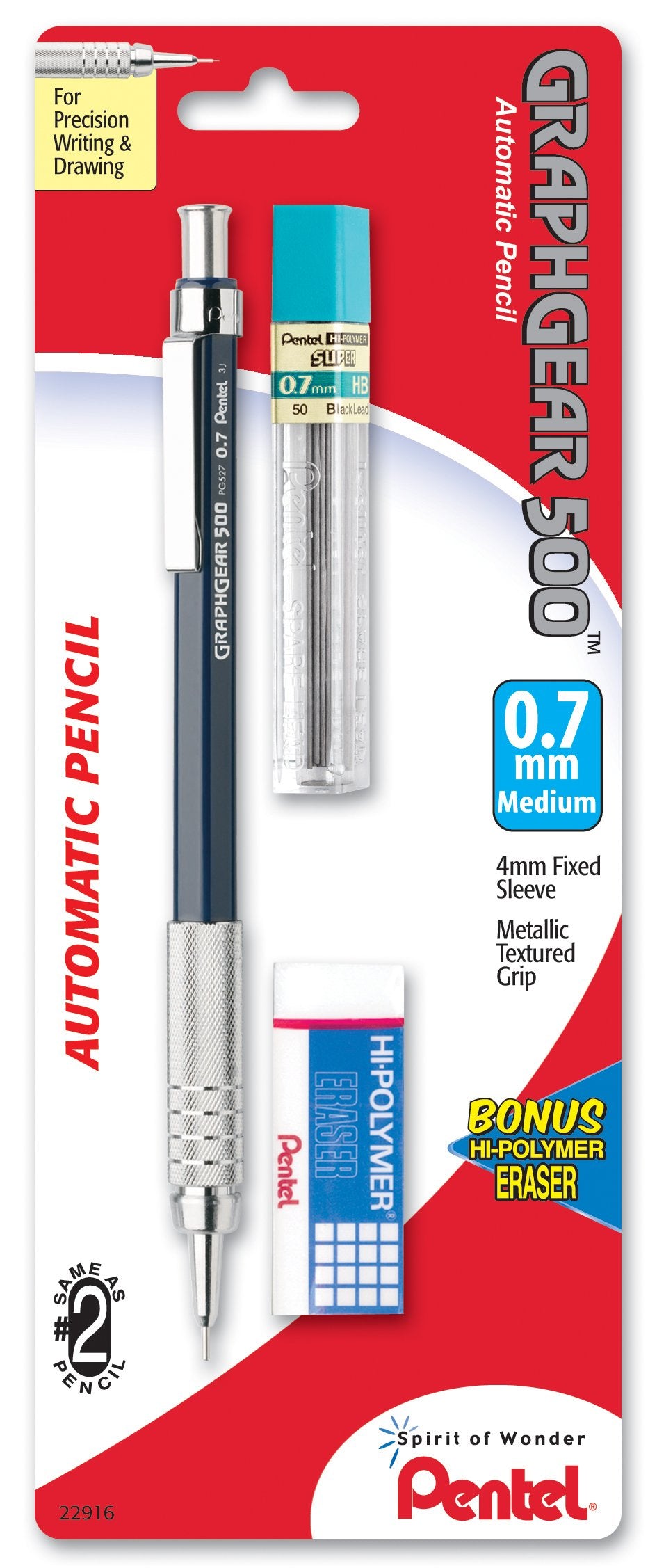 Pentel Writing Instrument PG527LEBP, 1 Count