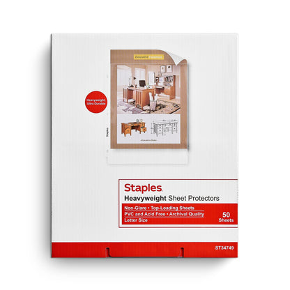 Staples Card Document Sleeve ST10519-CCVS, 8.5 x 11 in, 150 Count – view 4