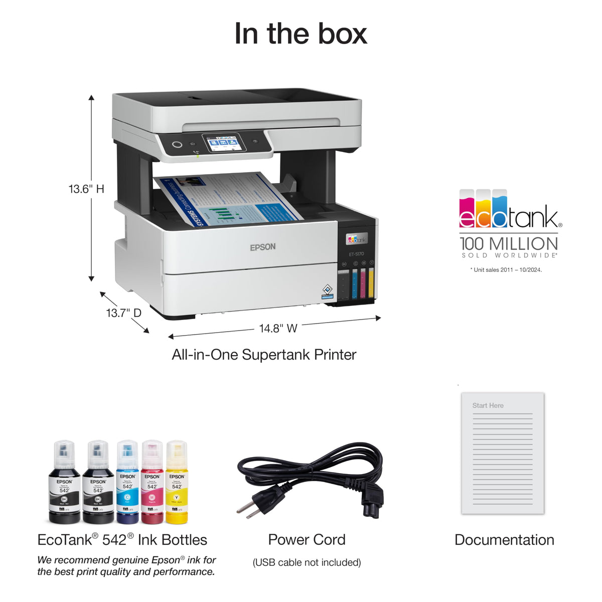 Epson Printer ET-5170, Large – view 6