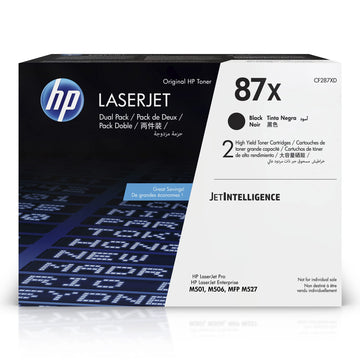 HP Laser Printer Toner CF287XD, High Yield, 2 Count