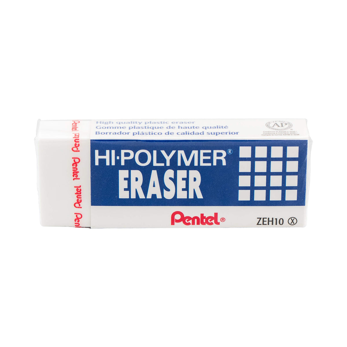 Pentel Eraser ZEH10PC10, 10 Pack – view 2