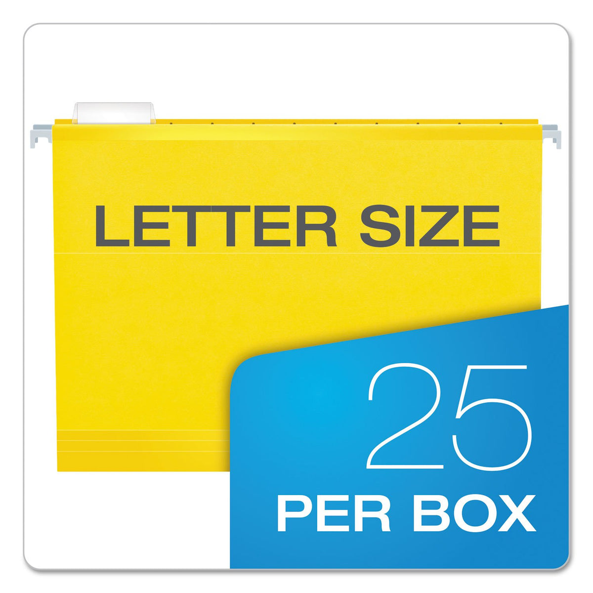 Pendaflex File Folder 04152 1/5 YEL, Letter, 25 Count – view 5