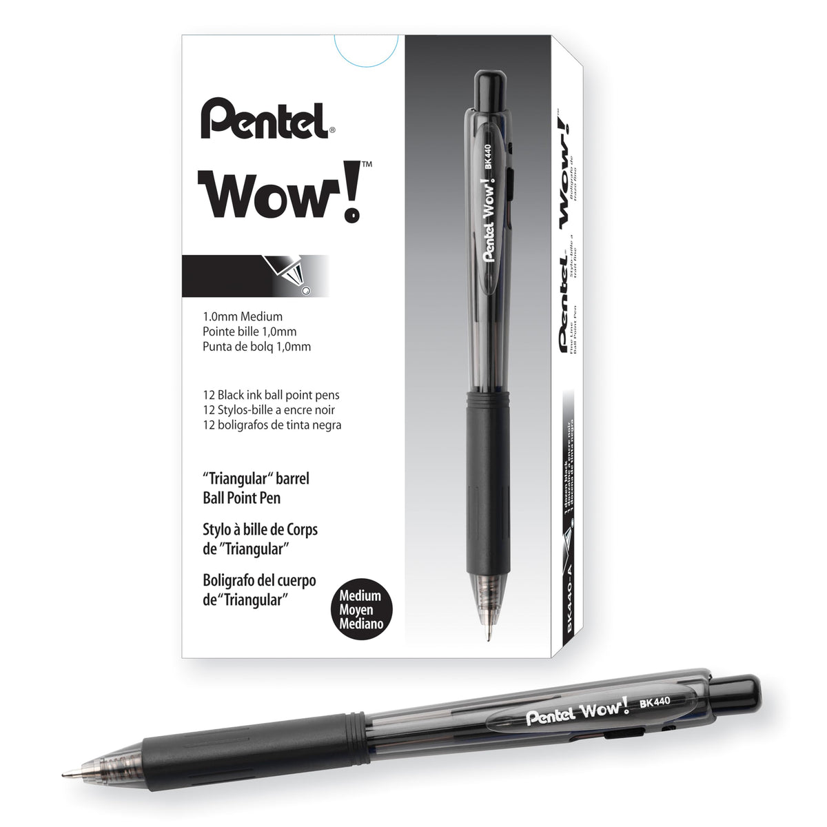 Pentel Writing Instrument BK440A, 1 Count (Pack of 12)