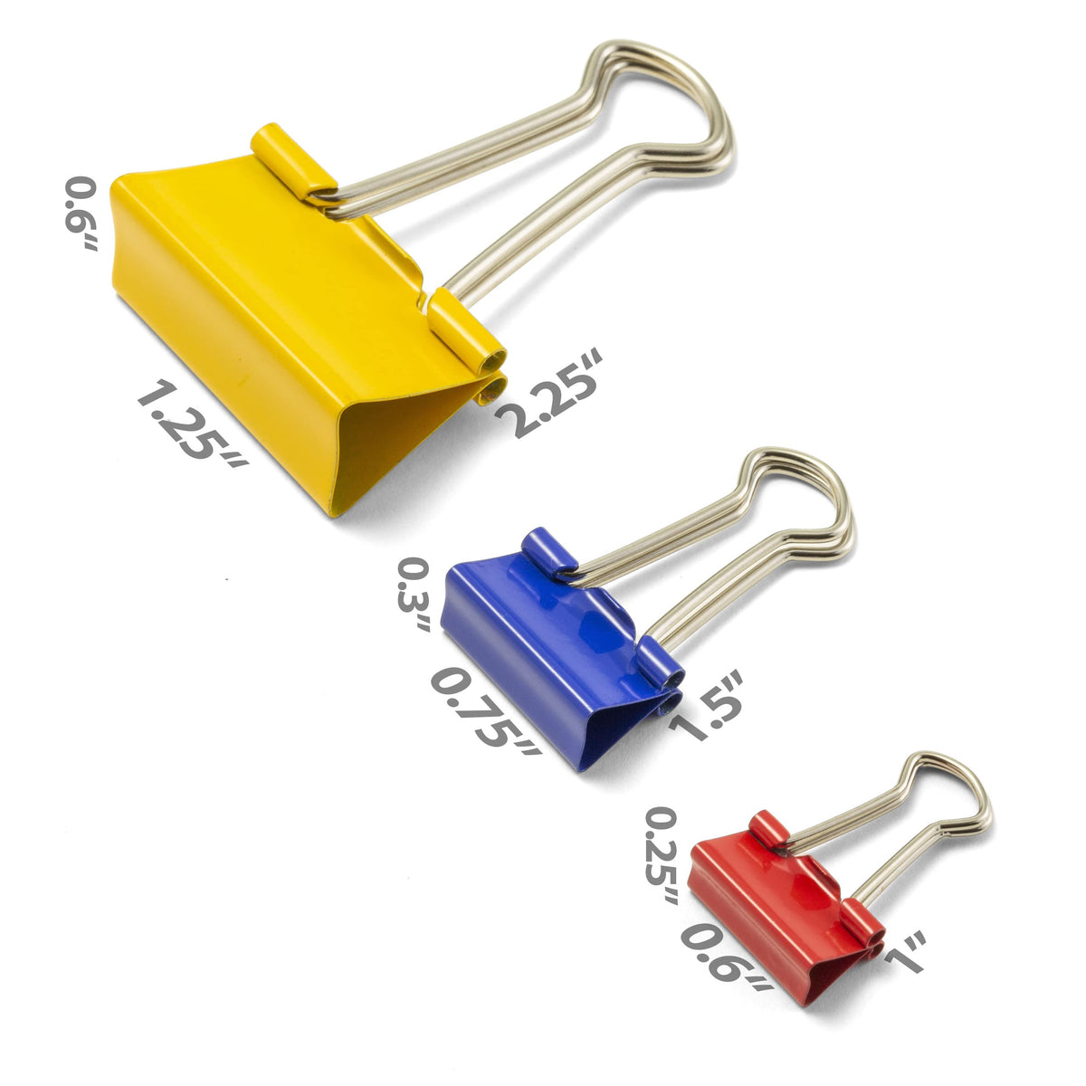 Officemate Paper Clip Clamp 31026, Assorted Sizes, 30 Count – view 2