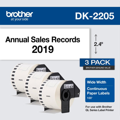 Brother Label DK22053PK, 3 Rolls – view 2