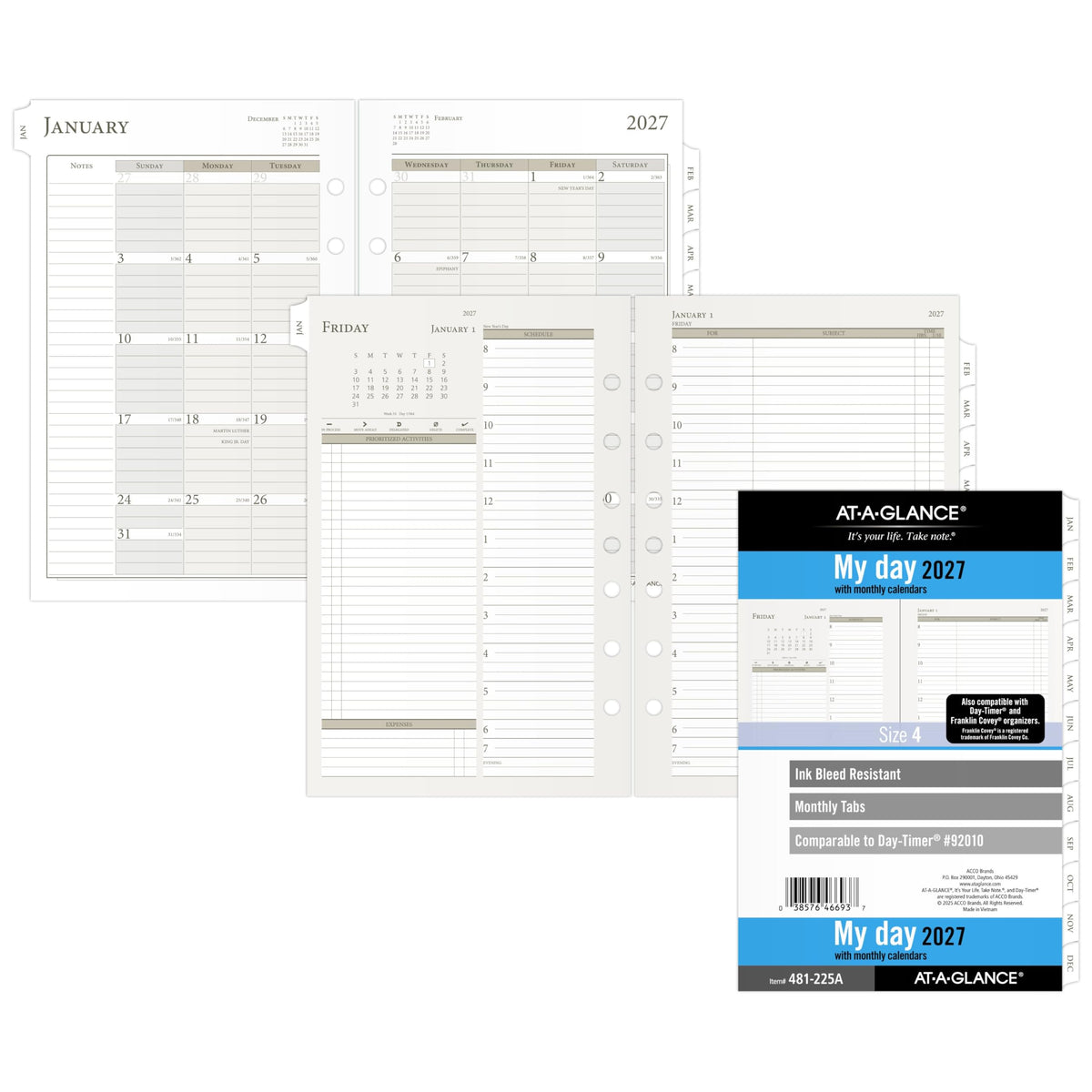 AT-A-GLANCE Planner 481-225A, Size 4 Desk – view 5