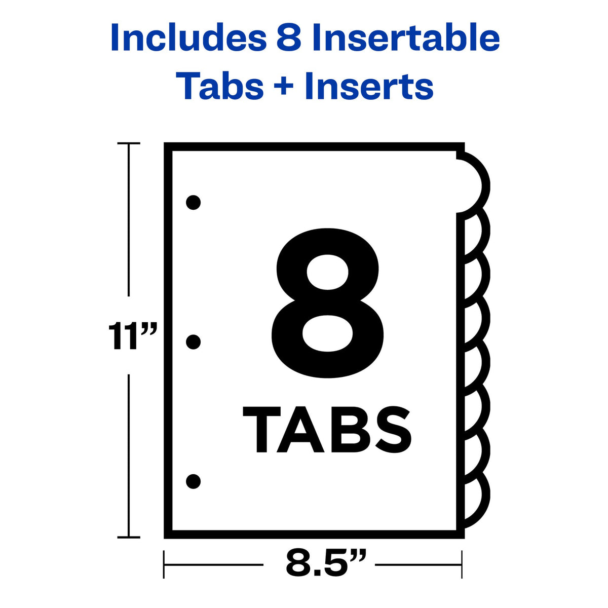 Avery Binder Divider 11201, 1-Pack, 8 Count – view 4