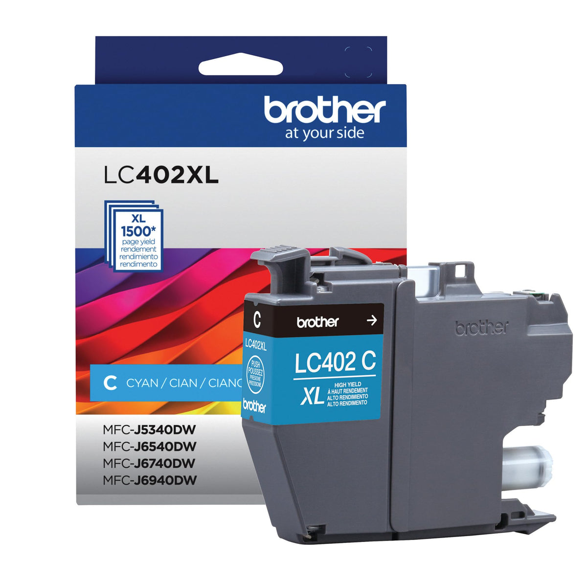 Brother Inkjet Printer Ink LC402XLCS, High Yield – view 2