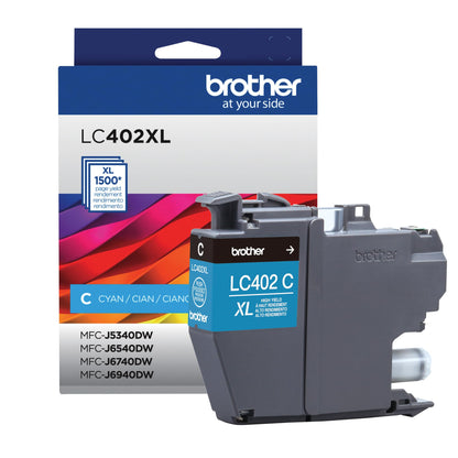 Brother Inkjet Printer Ink LC402XLCS, High Yield – view 2