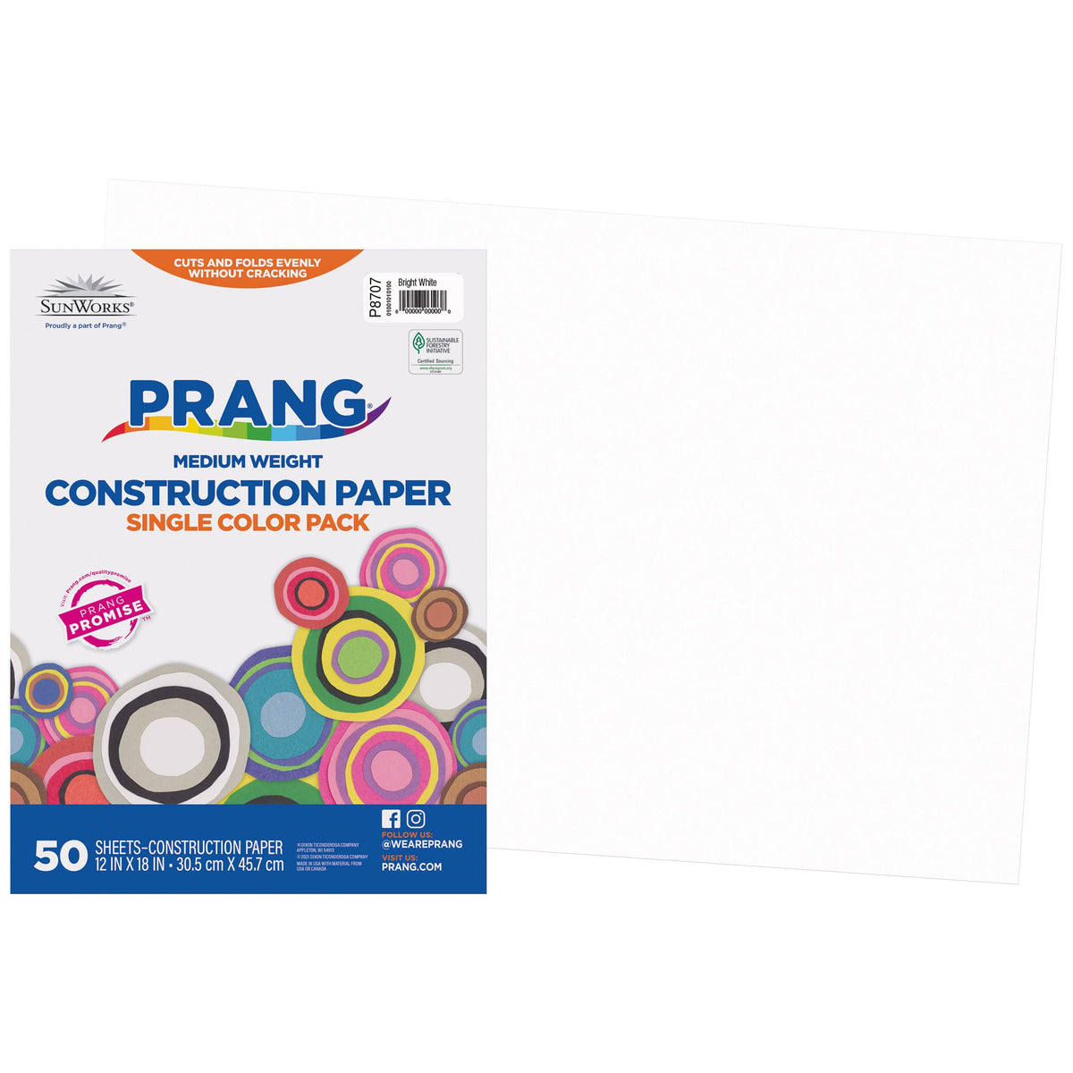 Prang Art Media Paper PAC8707, 50 Sheets