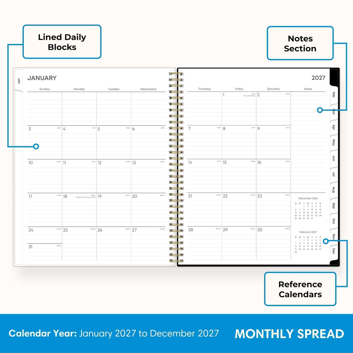 Blue Sky Planner 110211-27AMZ, 8.5" x 11" – view 4