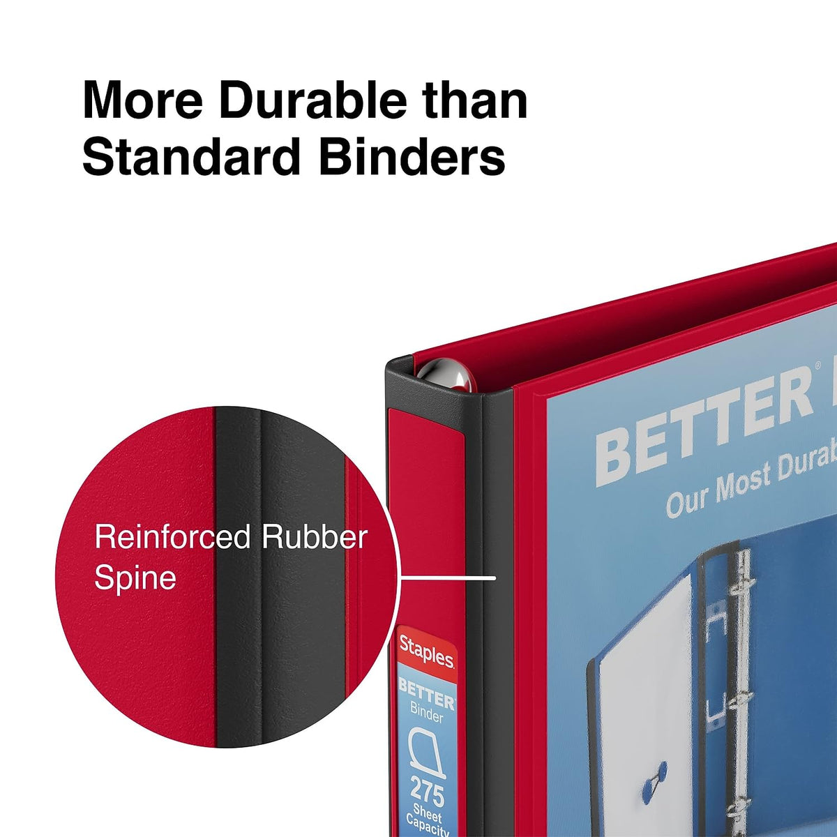 Staples Storage Binder ST55844-CCVS, 1-Inch, 3 Count – view 5