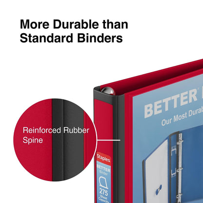 Staples Storage Binder ST55844-CCVS, 1-Inch, 3 Count – view 5