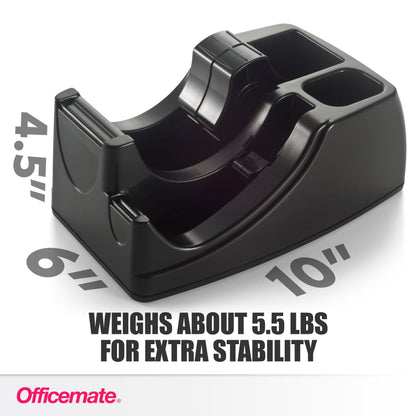 Officemate Tape Label Dispenser 96690, 2-Inch packaging tape and 3/4-Inch tape – view 2