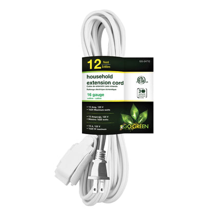 Power By GoGreen Power Cord GG-24712, 12 ft
