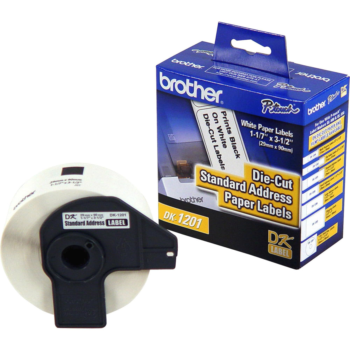 Brother Label DK1201, 1 Roll, 400 Count – view 6