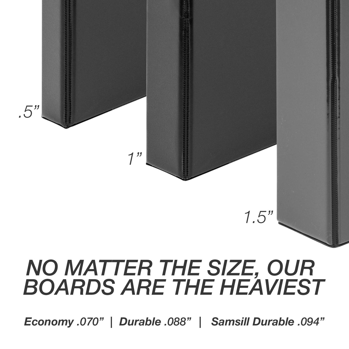 Samsill Storage Binder S88417, 0.5-Inch, 8 Count – view 3