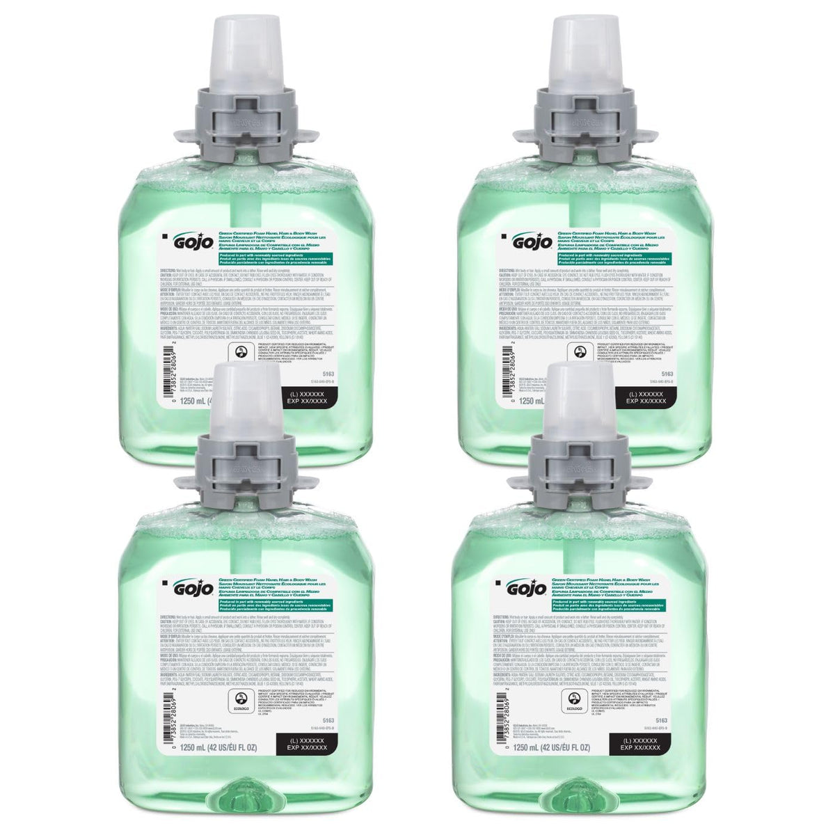 GOJO Skin Cleaning Agent 5163-04, 42 Fl Oz (Pack of 4)