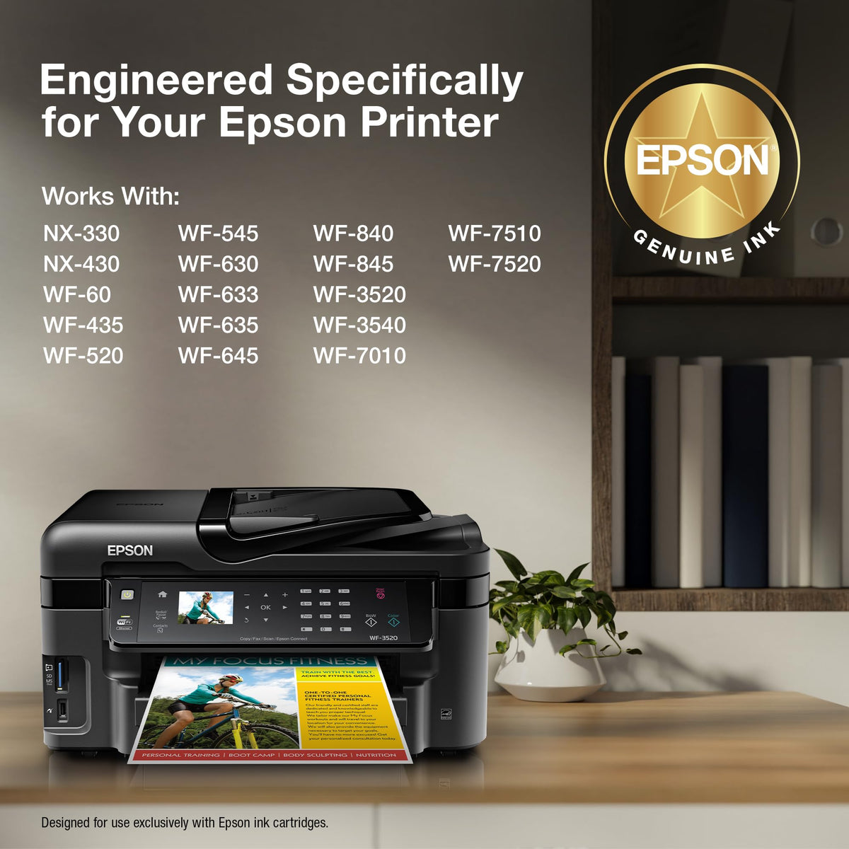 Epson Inkjet Printer Ink T126120, Multi-Pack, 4 Count – view 2
