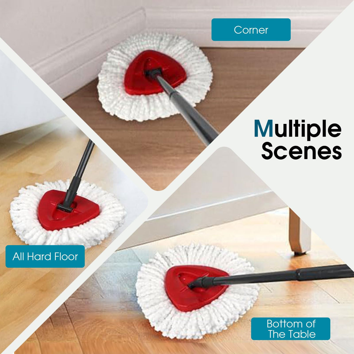 EPSUNORISE Mop TB-white-A1, 4 Pack – view 3